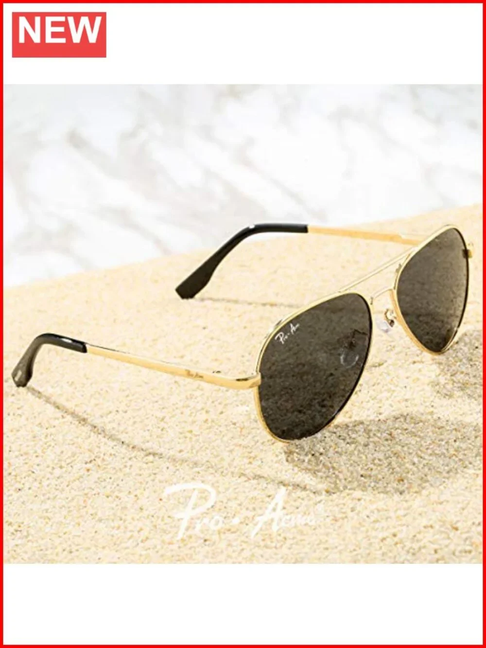 Kids Aviator Sunglasses for Boys Girls, Polarized UV Protection, 2 Sizes